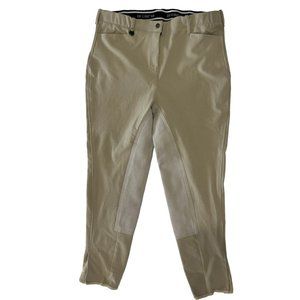 On Course Riding Breeches Equestrian Beige Stretch Cotton 36